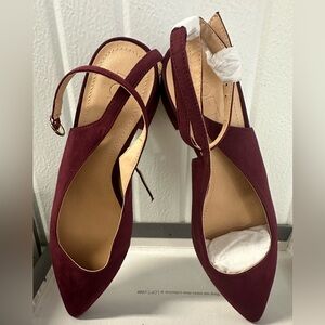 Loft Plum Preserve Pointy toe heel Size 9 New